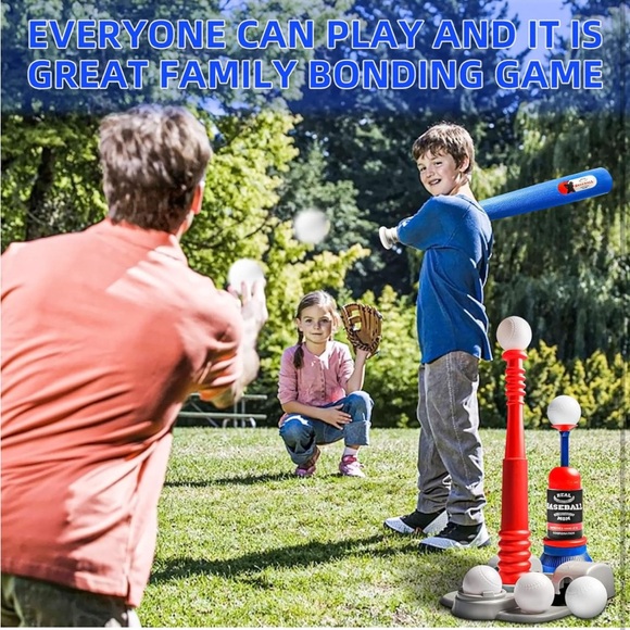 Adjustable Kids π¦π»π§π» Tee Ball βΎοΈ Set & Baseball βΎοΈ Launcher - Picture 5 of 8